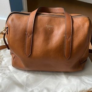 Fossil Women's Sydney Satchel Handbag - Camel